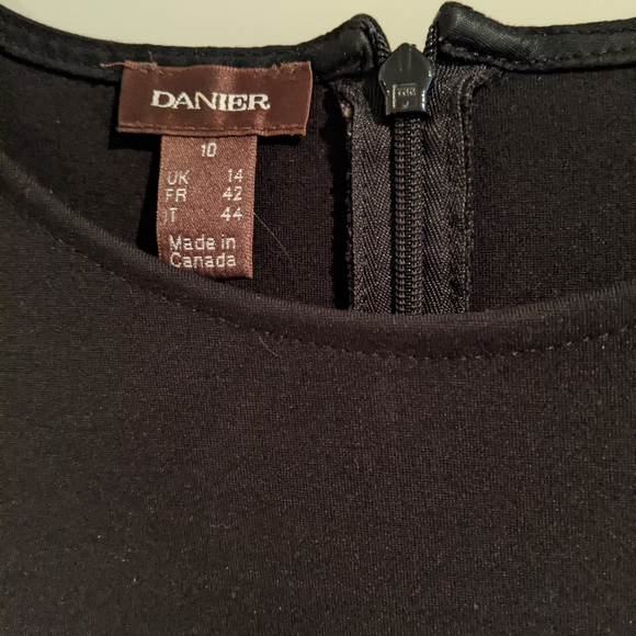 Danier leather insert dress - Picture 2 of 2